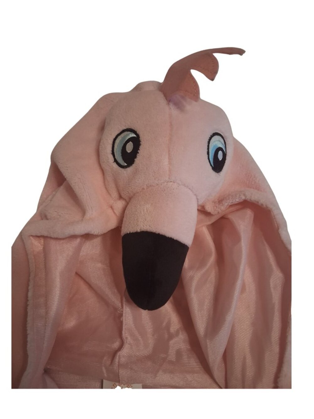 Rubies Adult Hooded Animal Flamingo Comfy Wear Onesie L/XL